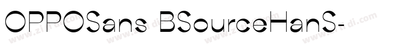 OPPOSans BSourceHanS字体转换 OPPOSans BSourceHanS字体转换